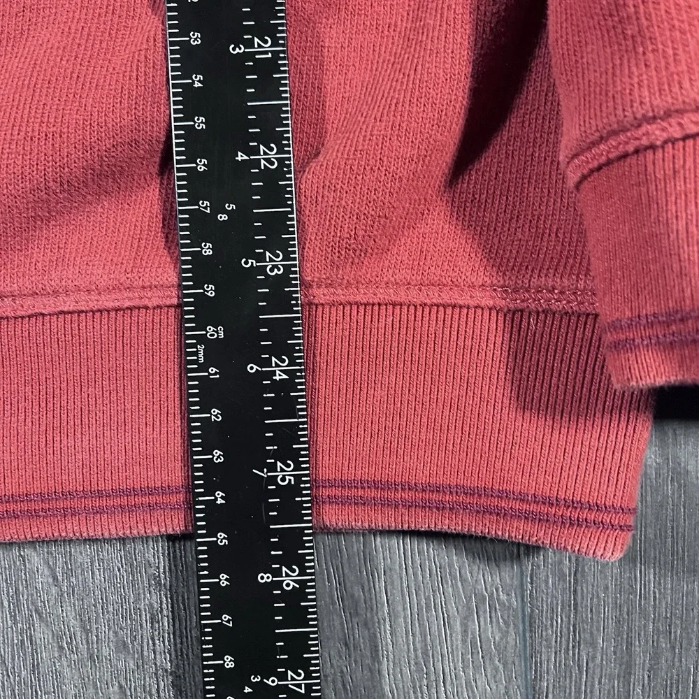 Tommy Bahama 1/4 Zip Sweater Men Large Burnt Orange Pullover Knit Mock Neck Golf